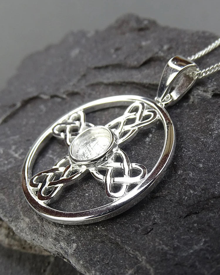 Silver Celtic Necklace - 0457S