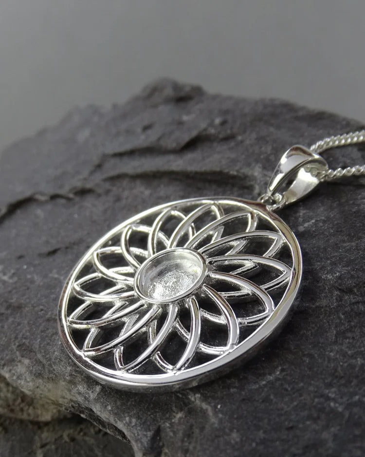 Modern Design silver Necklace - 1024S