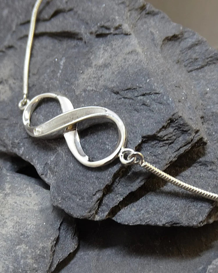 Silver Infinity Bracelet - 1049S