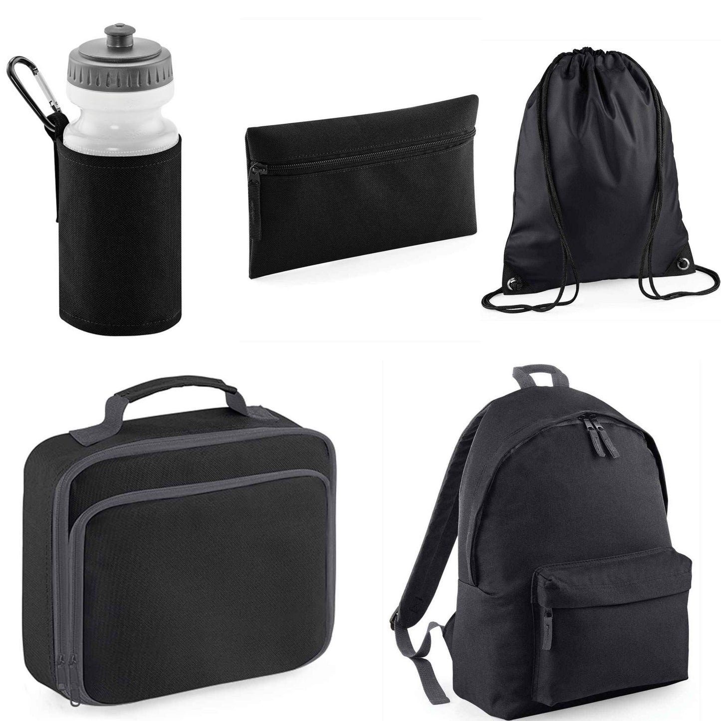 Toddler 9 Litre - Back to School 5 Piece Set - Initial and Name