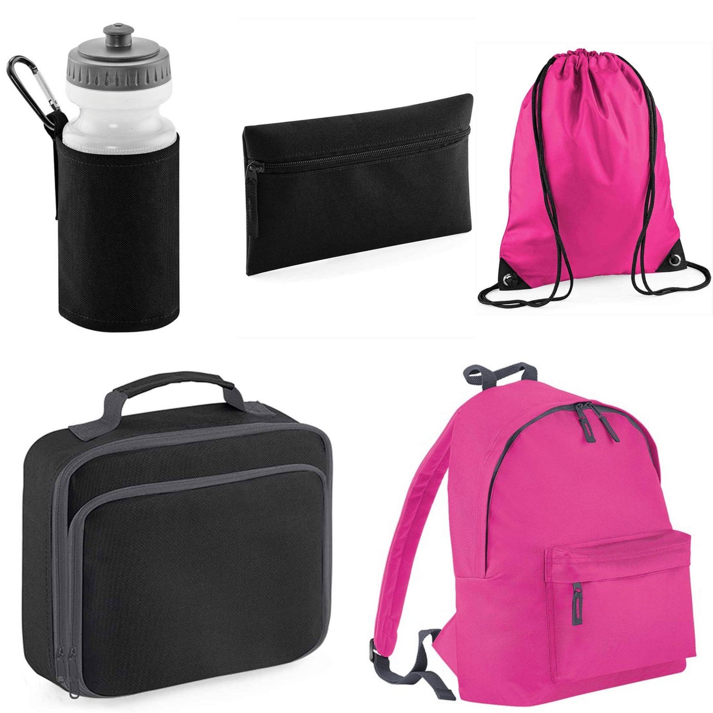 Toddler 9 Litre - Back to School 5 Piece Set - Initial and Name