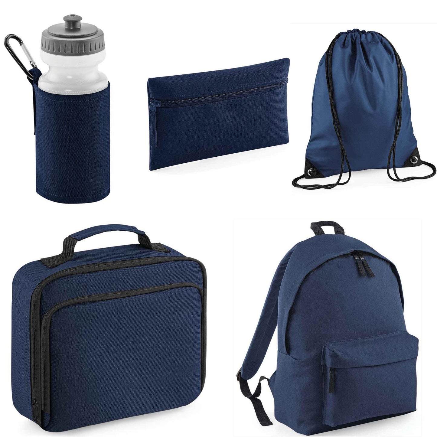 Toddler 9 Litre - Back to School 5 Piece Set - Initial and Name