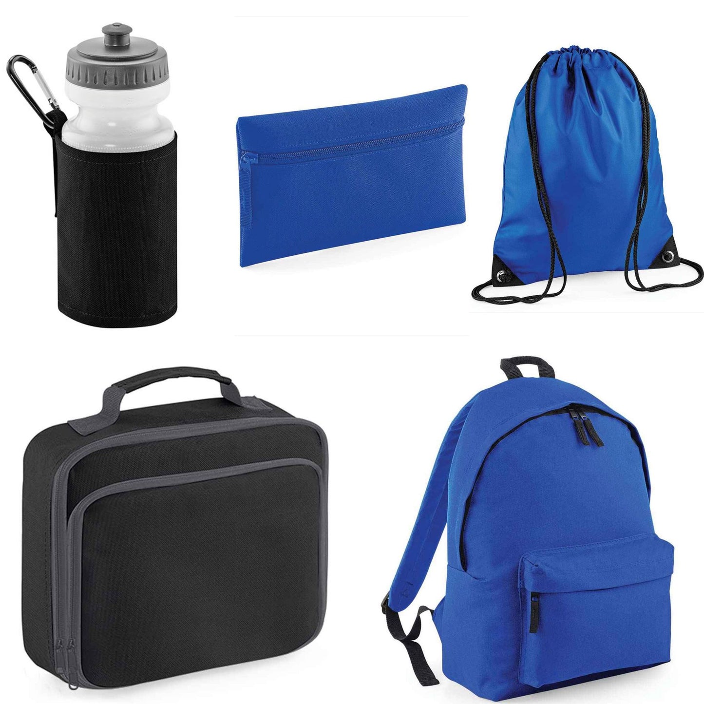 Toddler 9 Litre - Back to School 5 Piece Set - Initial and Name