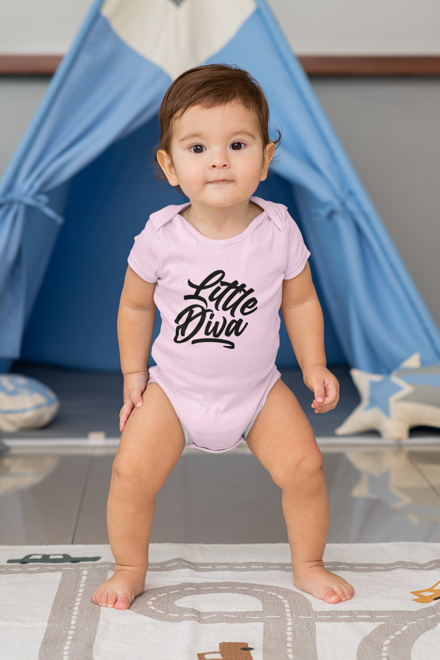 Little Diva Girls Baby - Baby Vest