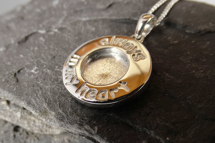 Silver Always In My Heart Necklace - 2007S