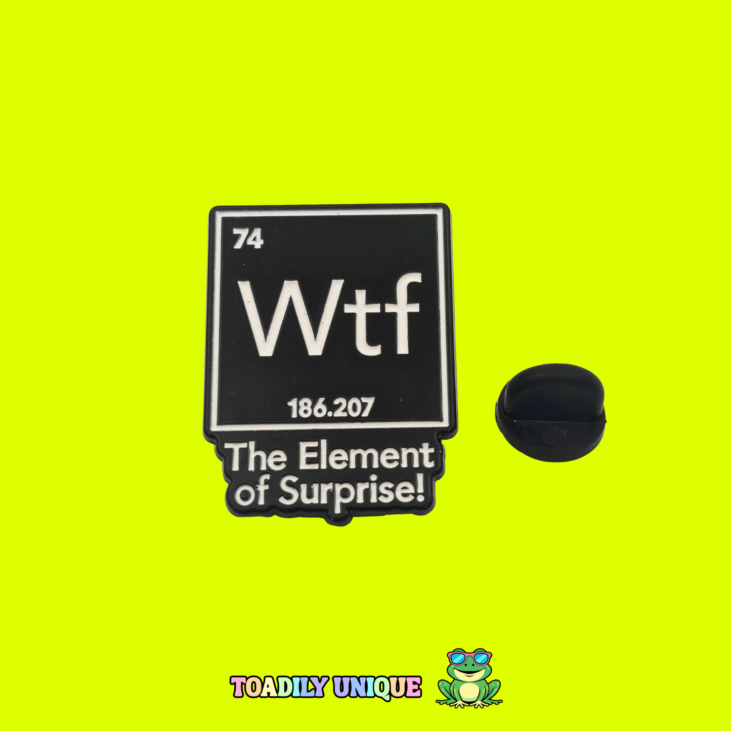 WTF the element of surprise - Pin Badge