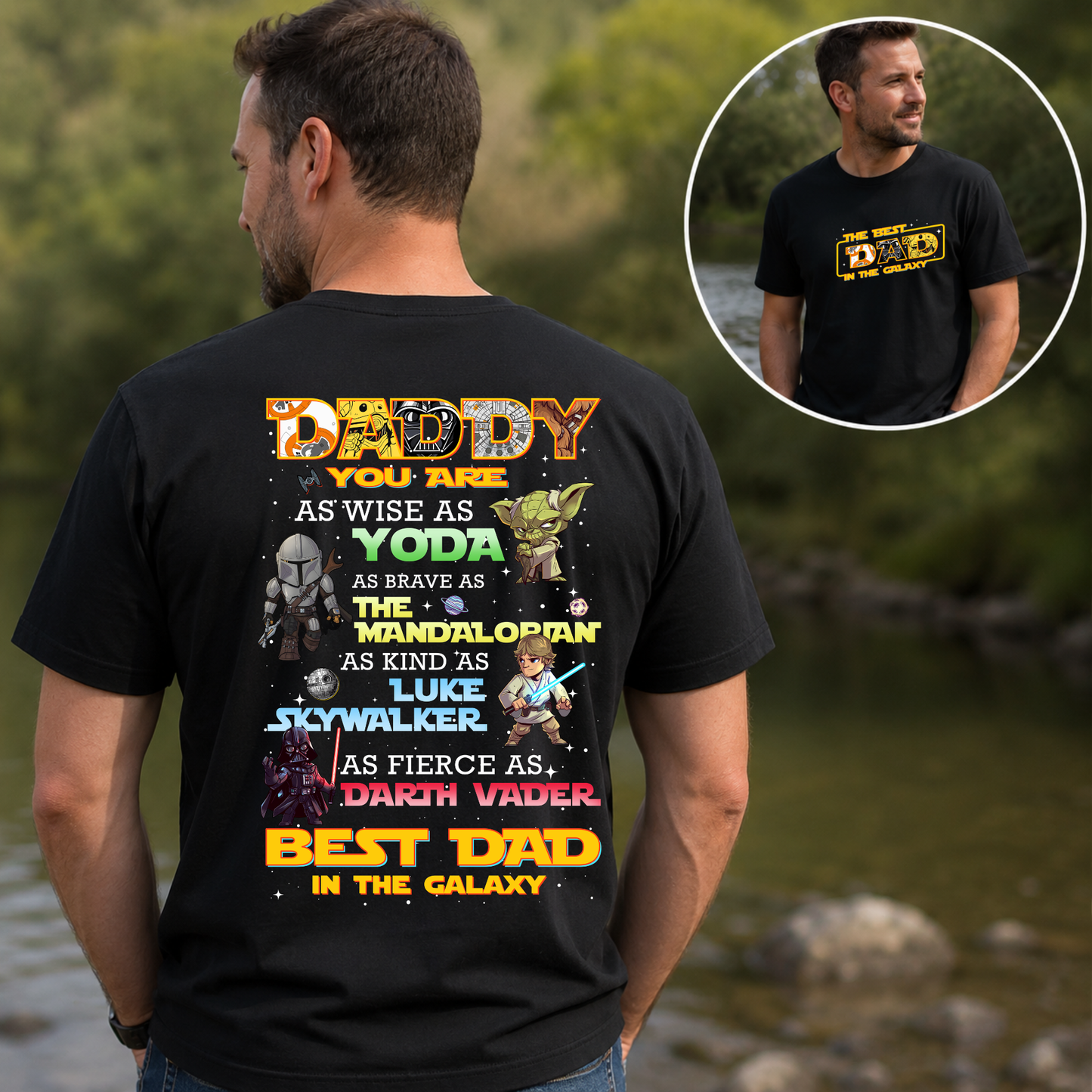 Fathers Day Galaxy - T-Shirt