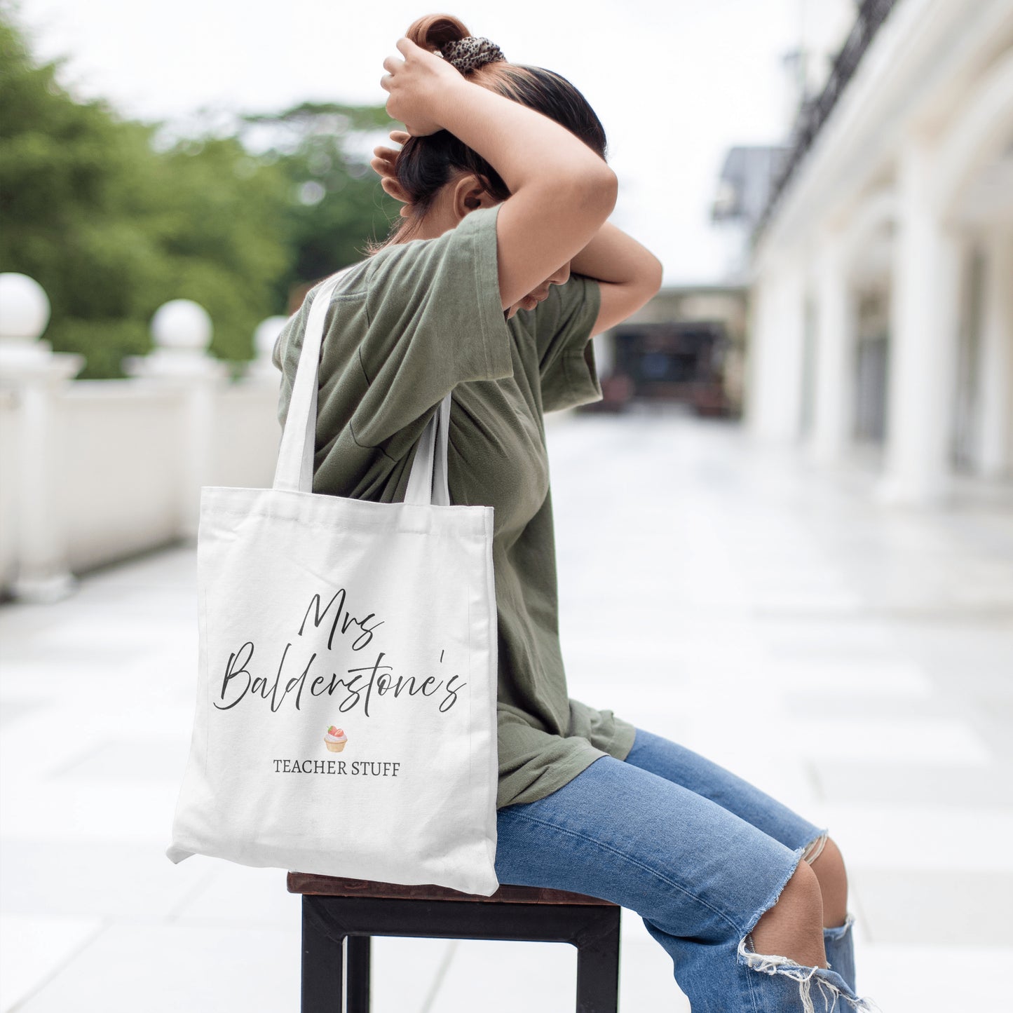 Personalised Tote Bag "Teacher Stuff"