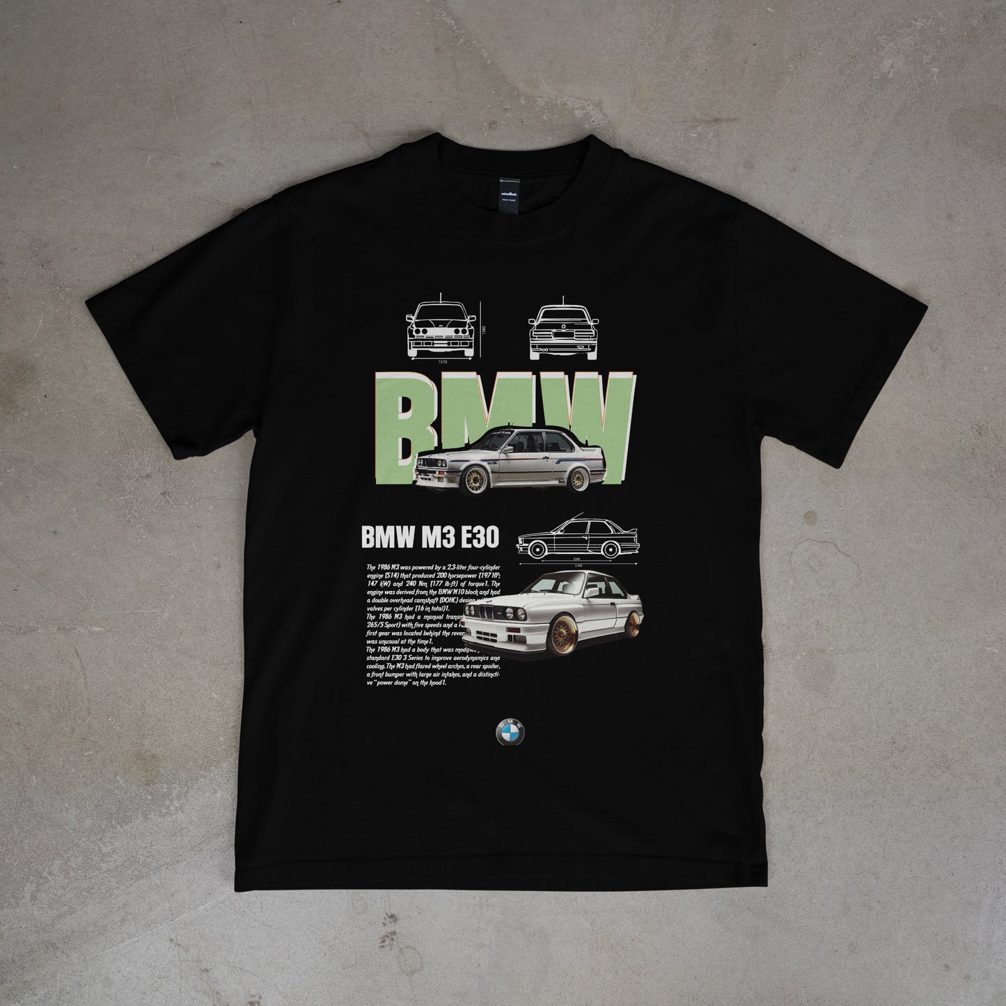 BMW M3 E30 - Tee