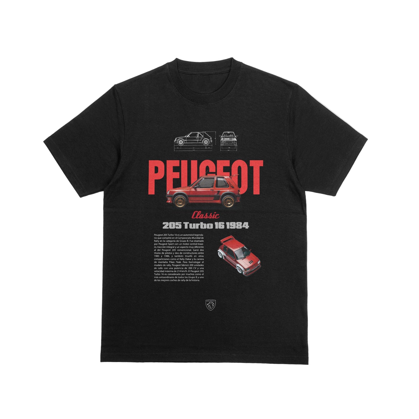 Peugeot 205 Turbo - Tee