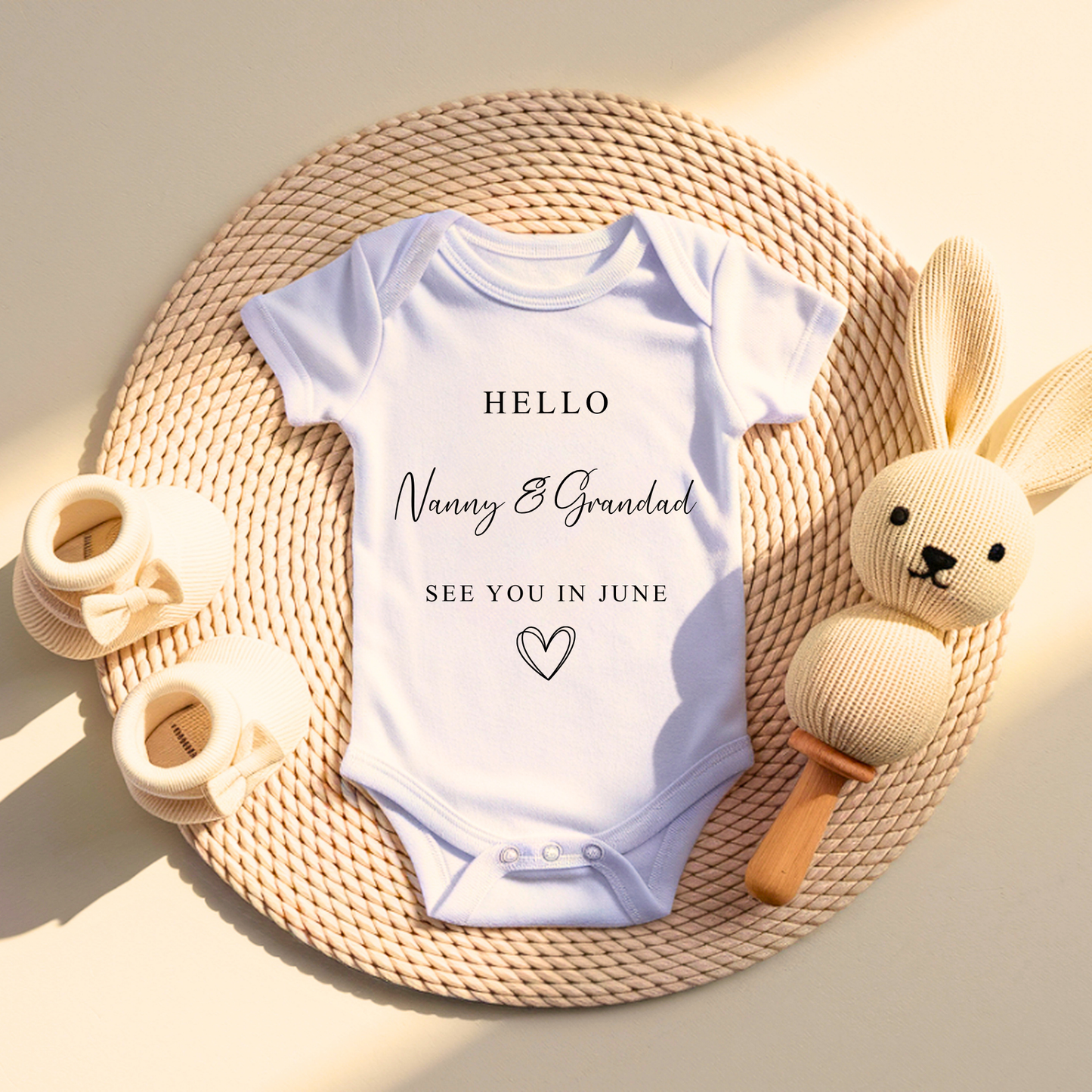 Custom Pregnancy Announcement to ... - Baby Vest