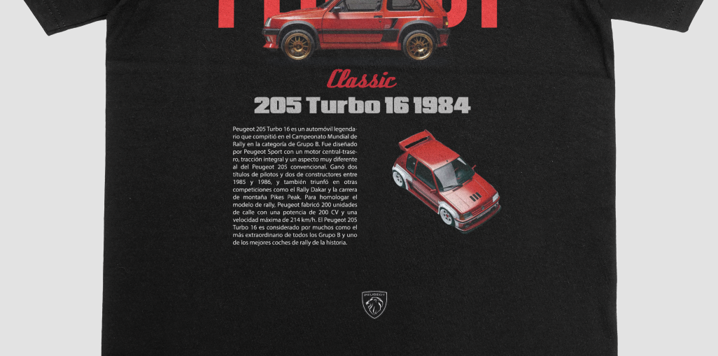 Peugeot 205 Turbo - Tee
