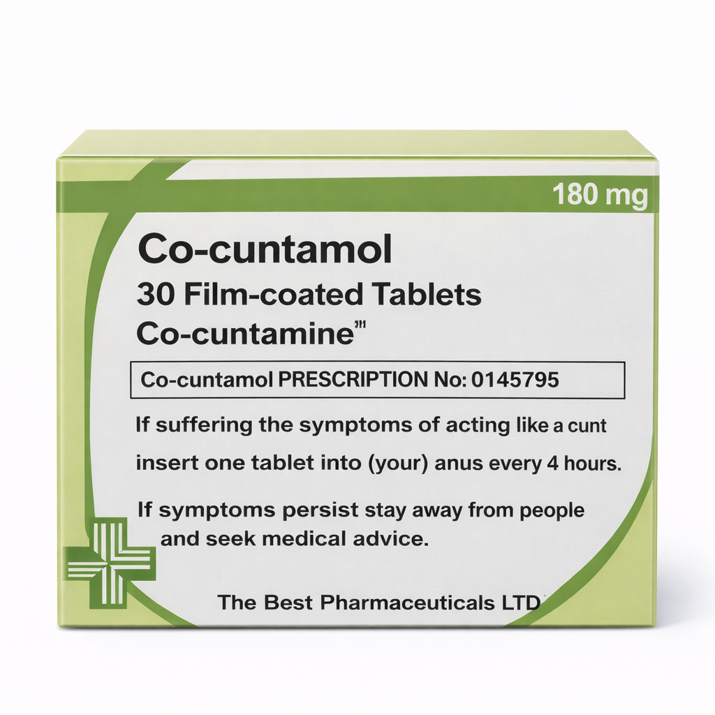 Anti C**t Novelty Prescription Gift | Funny Joke Prescription Gift