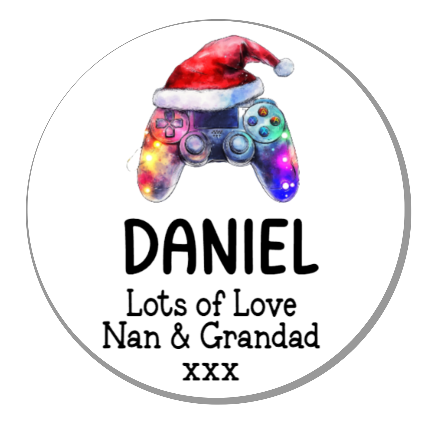 24 Personalised Gift Stickers - Playstation