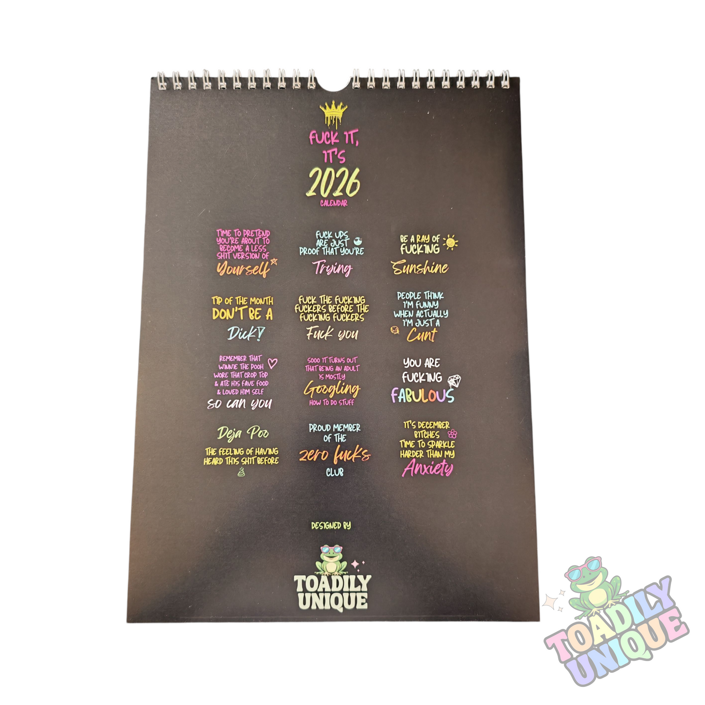 2026 Swearword Wall Calendar