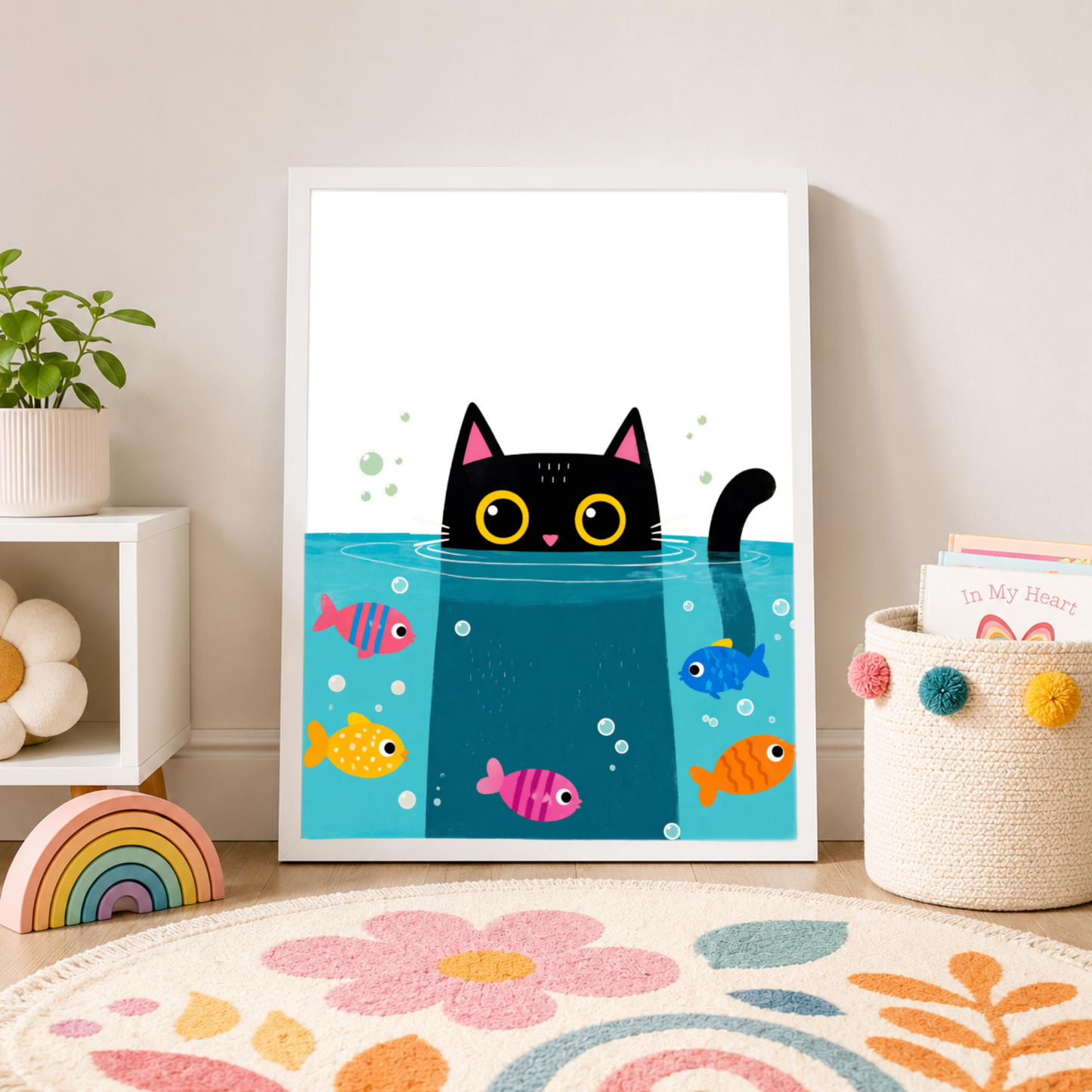 Kitty in the tank