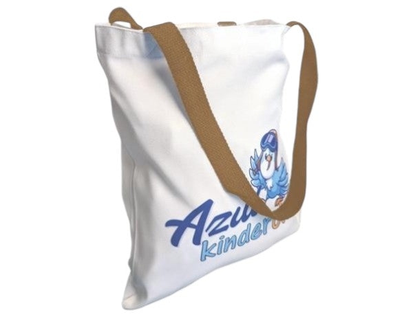 Canvas Tote Bag with Coloured Handles