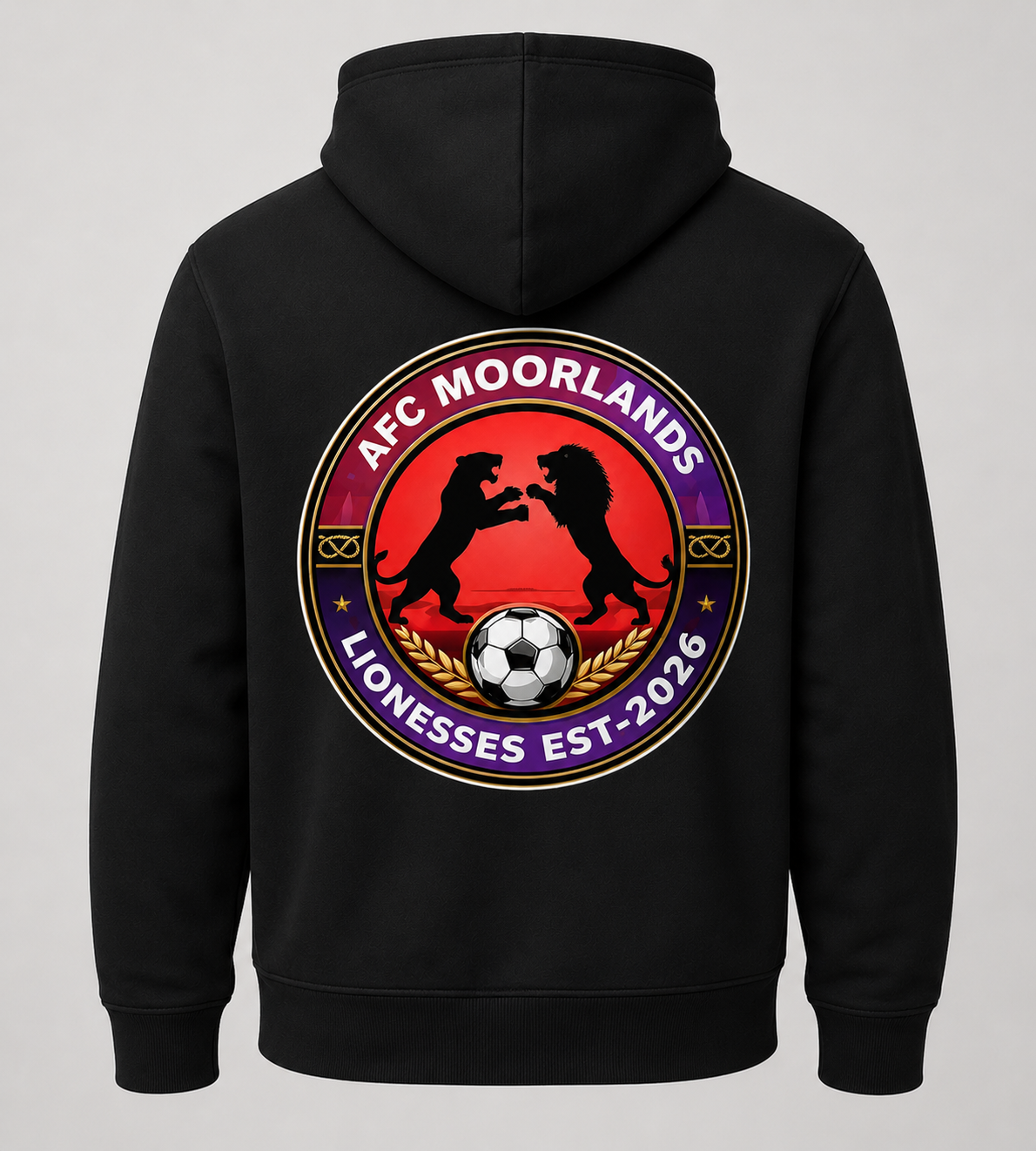 AFC Moorlands Lionesses Hoodie - Black
