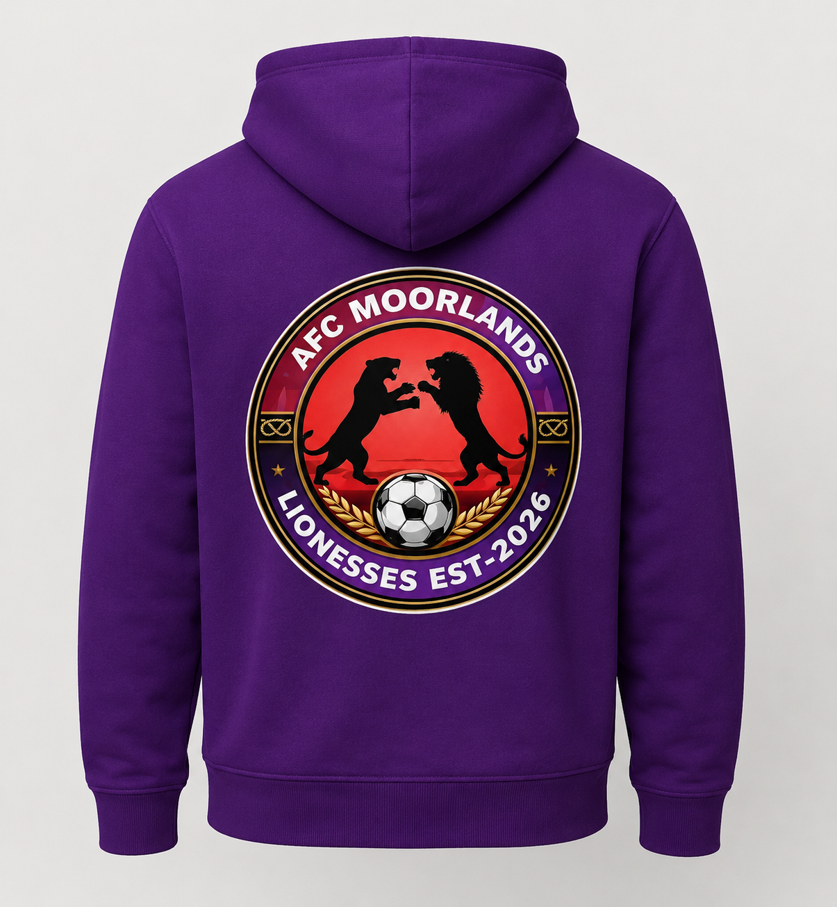 AFC Moorlands Lionesses Hoodie - Purple