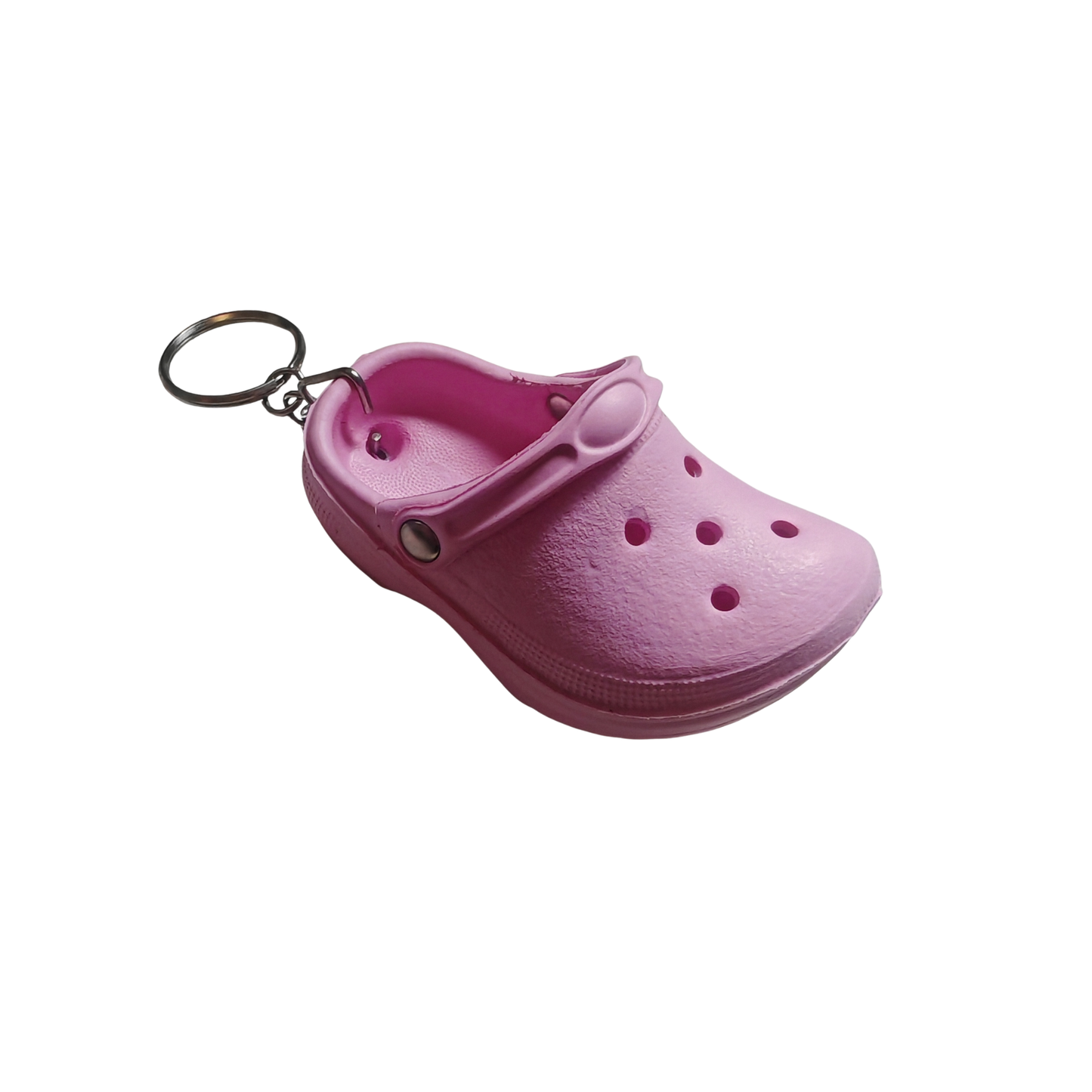 Croc Inspired Rubber Keyring
