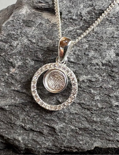 Round cz Necklace - 0277S