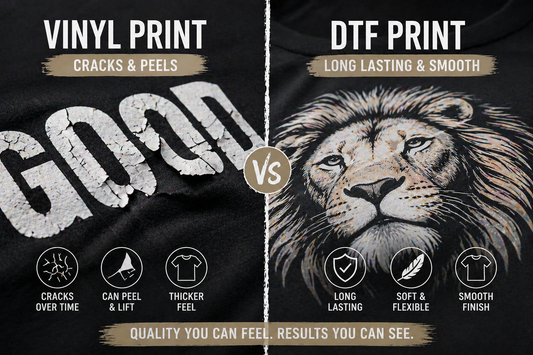 DTF Printing vs Vinyl – What’s Actually Better? 👕