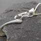 Modern Silver Necklace - 0003S