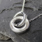 Stunning silver 925 double disc - 0007S