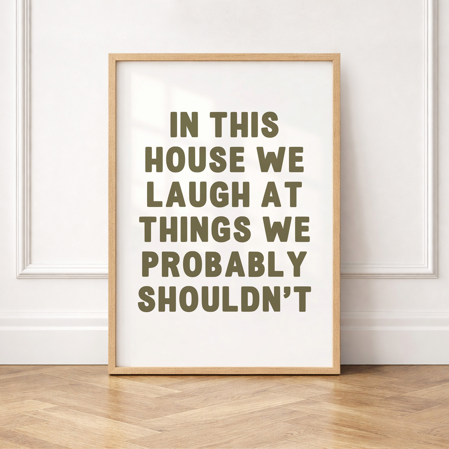 In this house - Print