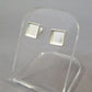 Square Silver Earring - 0028S