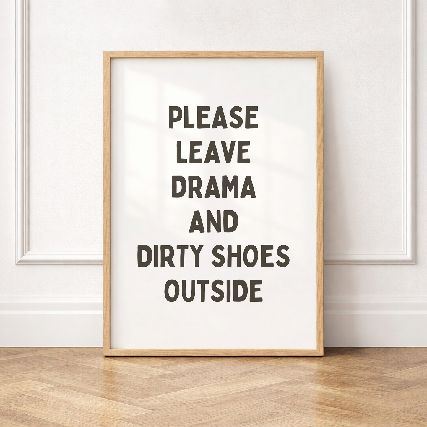 Please leave drama - Print