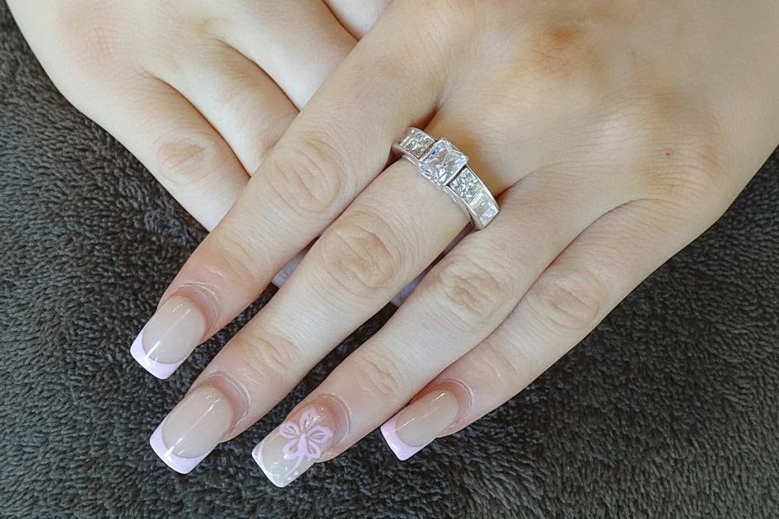 Silver 3 Stone CZ Ring  - 0030M