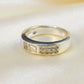 Silver Band Ring With Channel  - 0051M