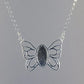 Solid silver Butterfly Necklace - 0063S