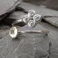 Silver Adjustable Ring 4mm - 0116S