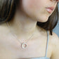 Silver Circle Of Life Necklace - 0164S