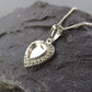 Stunning Silver Heart Necklace - 0173S