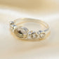 Simple Solid Silver Oval Ring  - 0233L