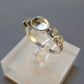 Simple Solid Silver Oval Ring  - 0233L