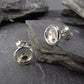 Plain Silver Earring Stud 8mm - 0055