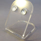 Plain Silver Earring Stud 8mm - 0055
