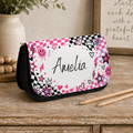 Personalised Canvas Pencil Case Retro