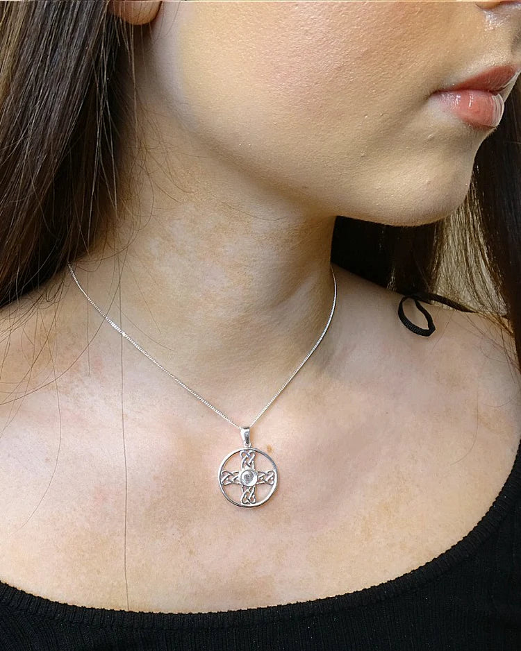 Silver Celtic Necklace - 0457S