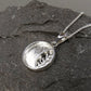 Solid Silver Leaf Necklace - 0511S
