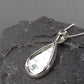 Pear Shaped Silver Necklace - 0518S