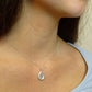 Solid Silver Rope Edge Necklace - 0620S