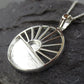 Solid Silver Sunset Necklace - 0637S
