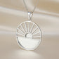 Solid Silver Sunset Necklace - 0637S
