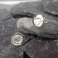 Simple Silver Heart Stud - 0639S