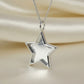 Solid Back Silver Star - 0694S
